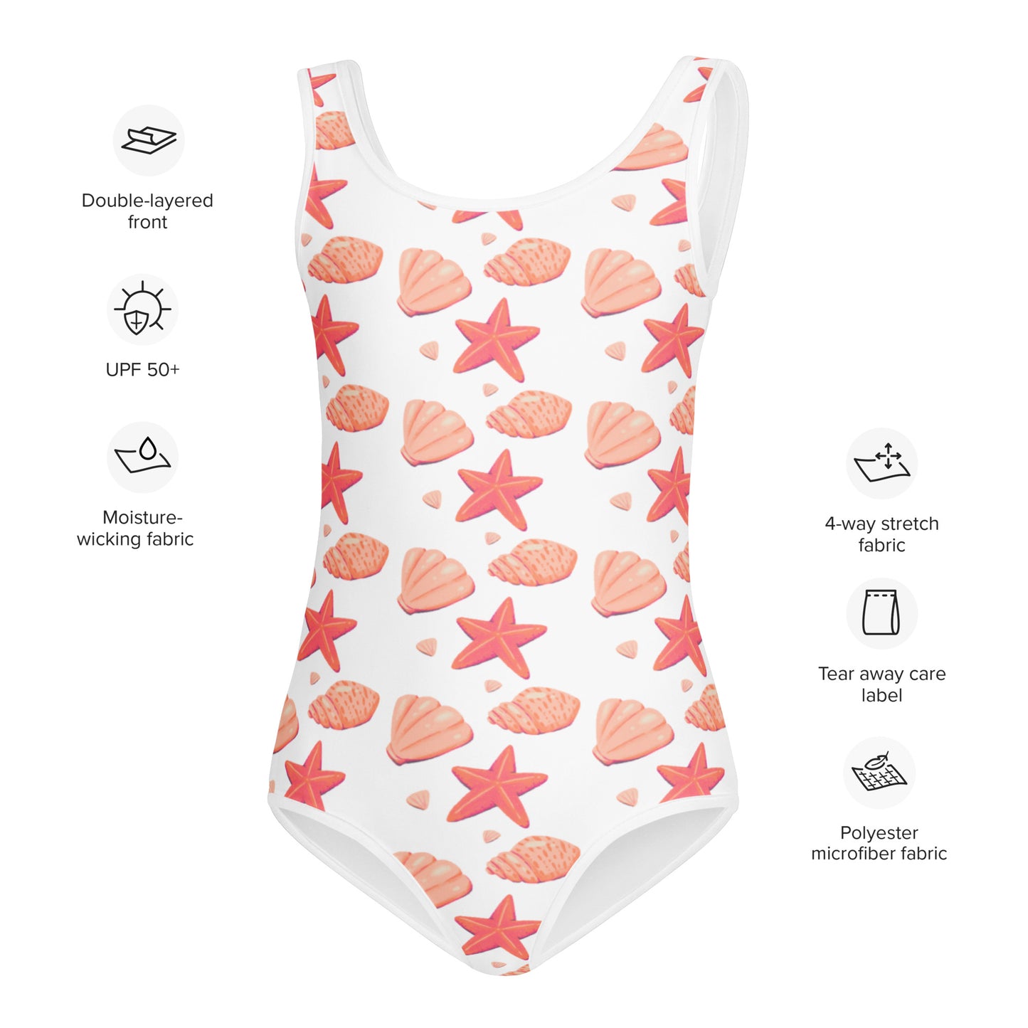 Enchanting Seashell Swimsuit for Girls