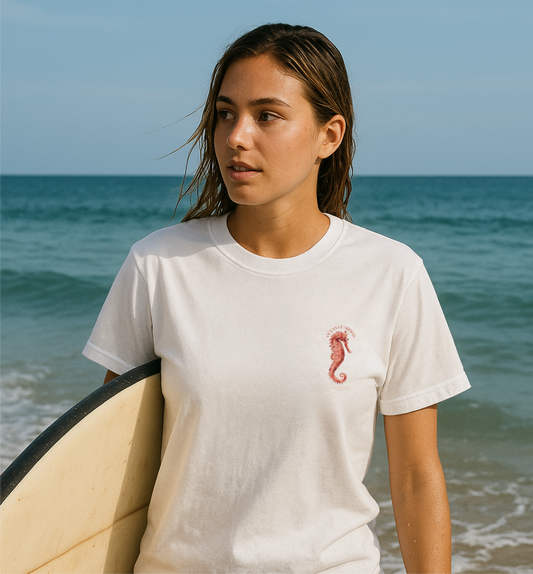 The "Seahorse" Ocean Gurdian Tee || Unisex organic cotton t-shirt